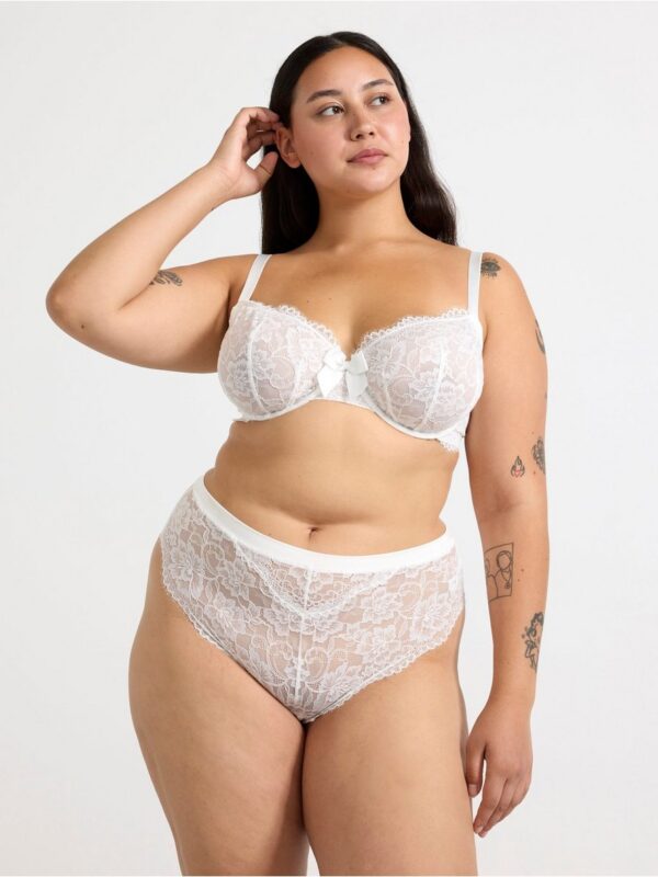 Unpadded bra in lace - 8731469-70