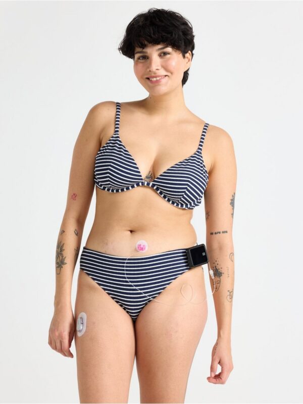 Crinkled bikini bottom - 3003771-2150