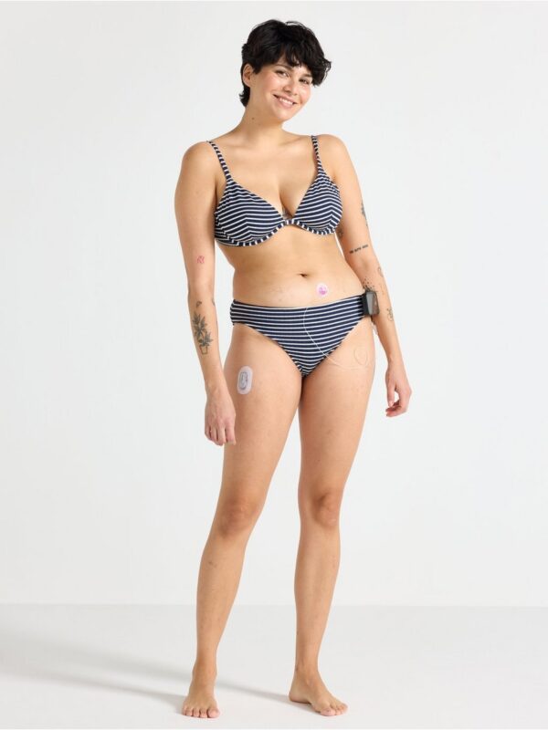 Crinkled bikini bottom - 3003771-2150