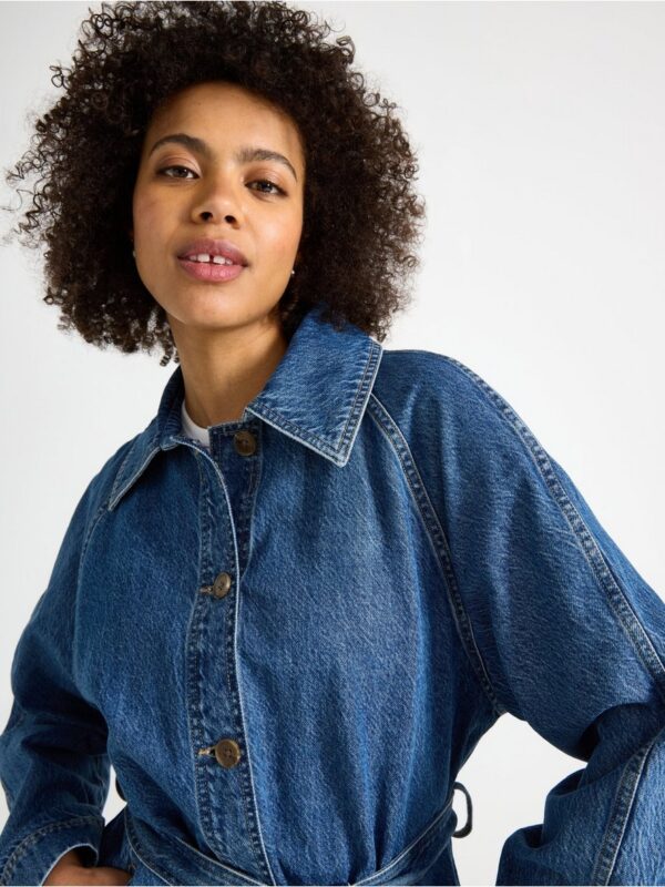 Coat in denim - 3003999-791