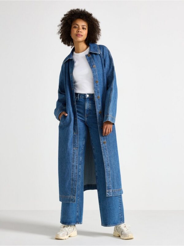 Coat in denim - 3003999-791