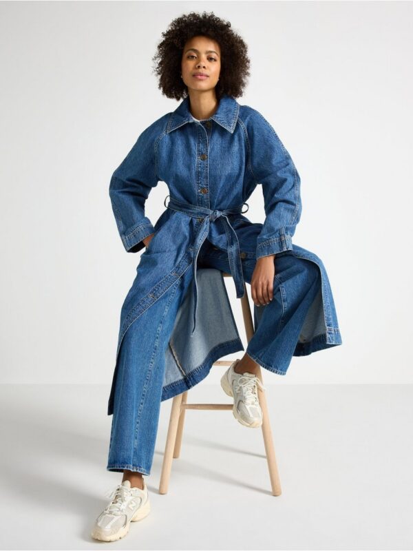 Coat in denim - 3003999-791