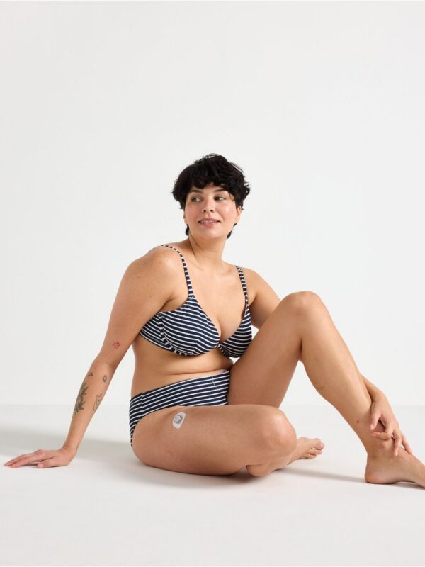 Unpadded bikini bra with underwire - 3004188-2150
