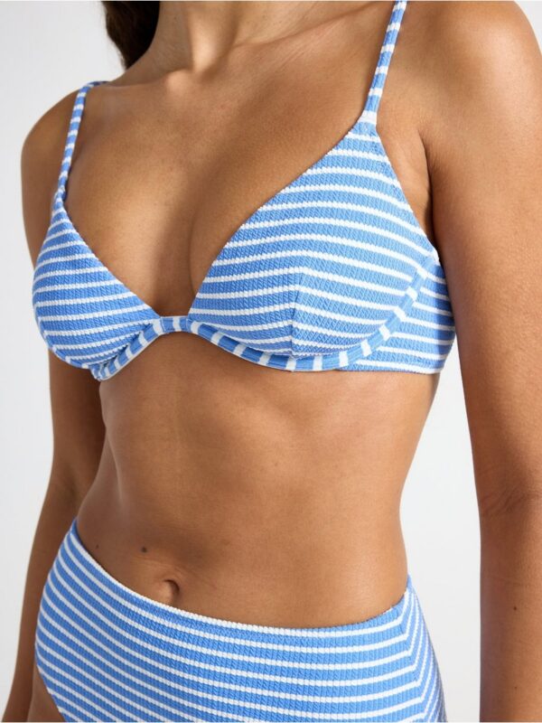 Unpadded bikini bra with underwire - 3004188-8467