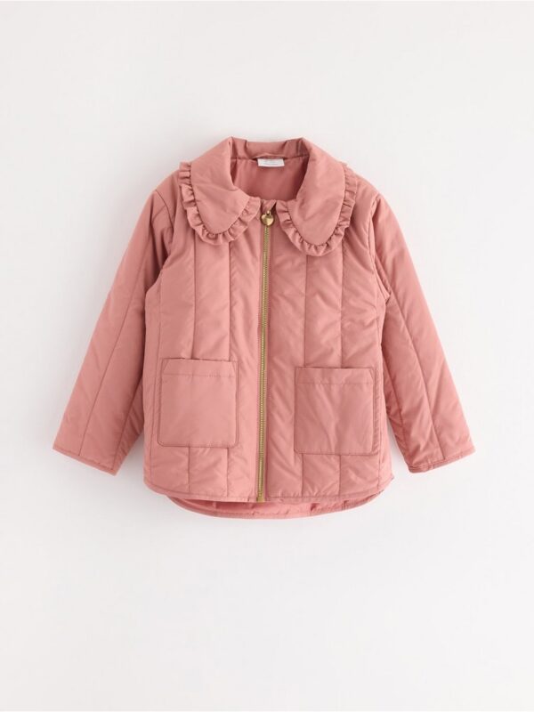 Water repellent jacket with collar - 3004234-7658