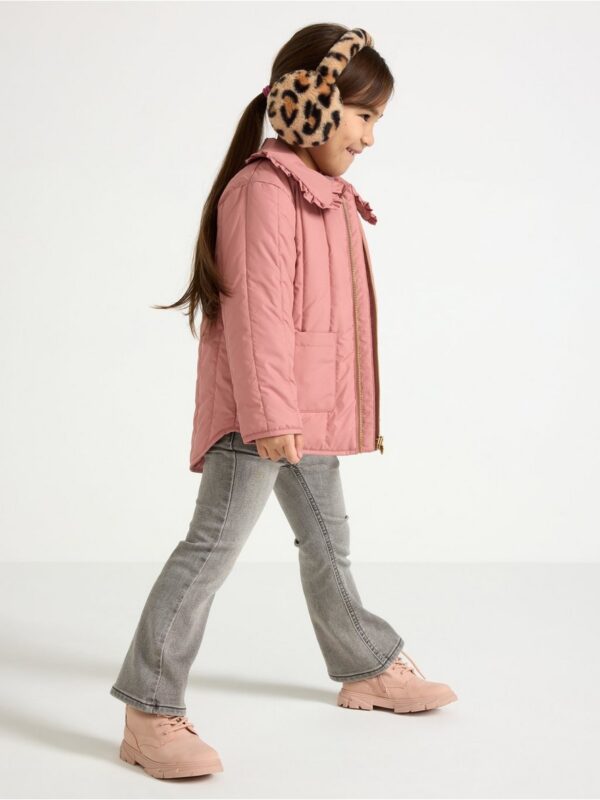 Water repellent jacket with collar - 3004234-7658