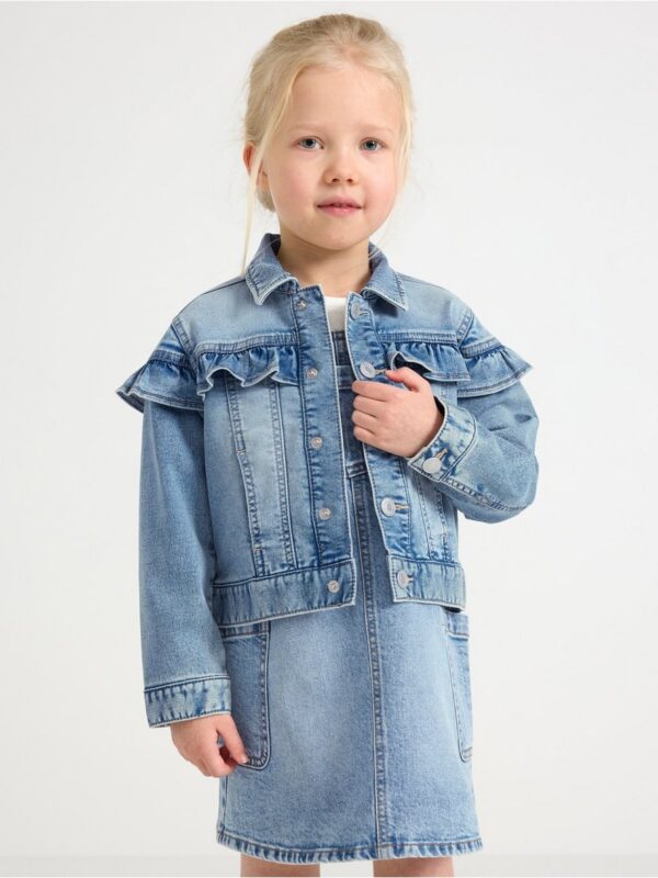 Jacket in denim jersey - 3004584-766