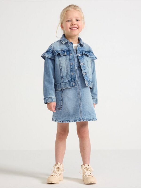 Jacket in denim jersey - 3004584-766