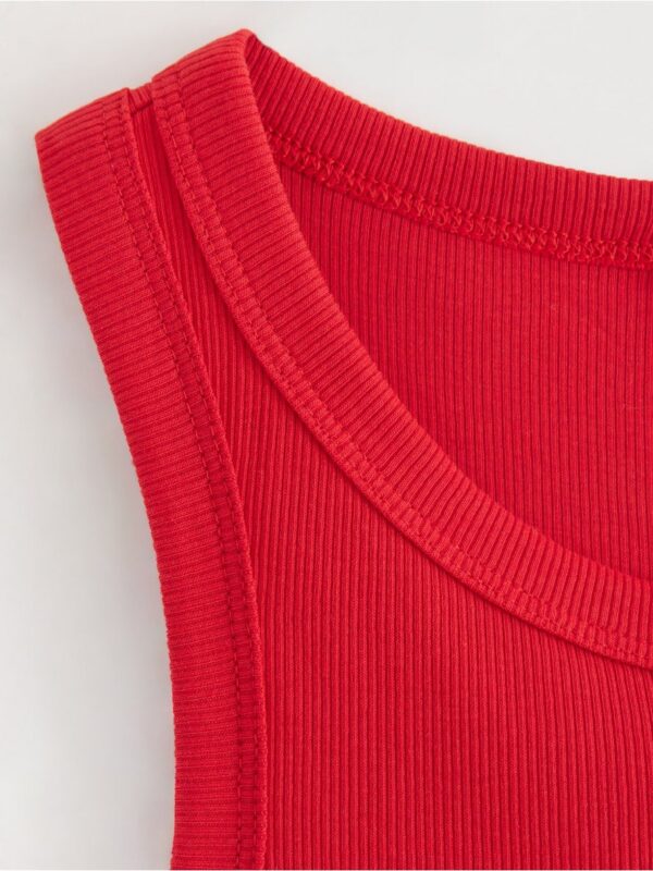 Ribbed tank top - 3004590-9873