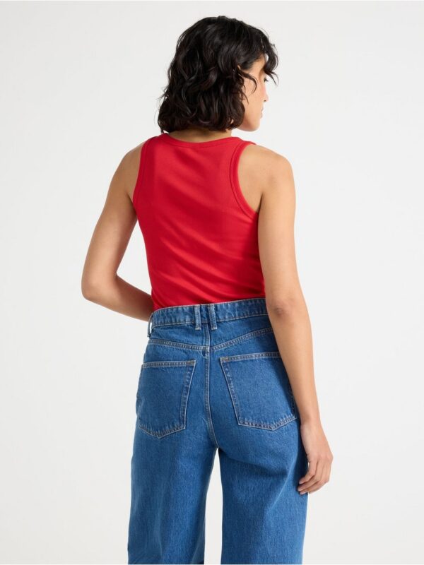 Ribbed tank top - 3004590-9873