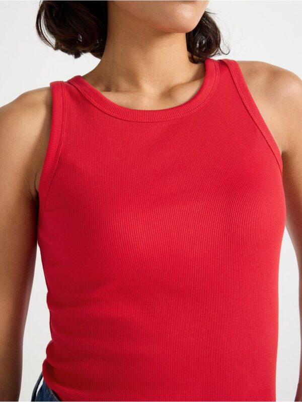 Ribbed tank top - 3004590-9873