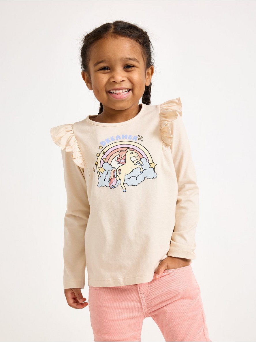 Majica – Long-sleeved top with frills