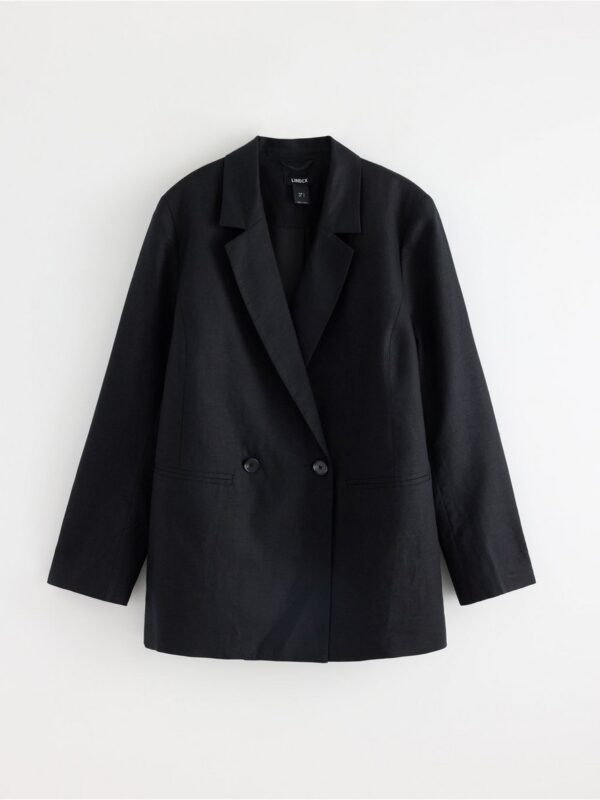 Blazer in linen blend - 3004795-80