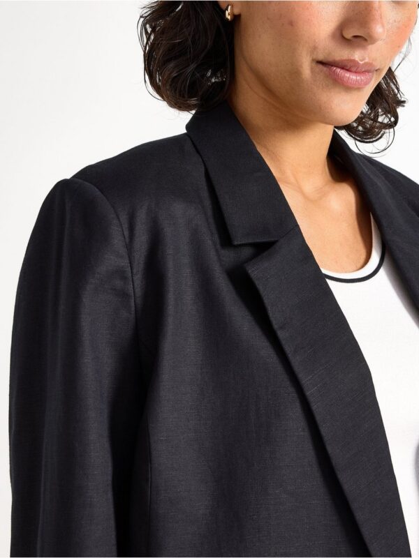 Blazer in linen blend - 3004795-80