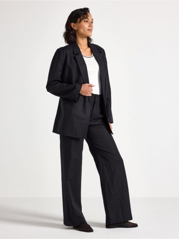 Blazer in linen blend - 3004795-80
