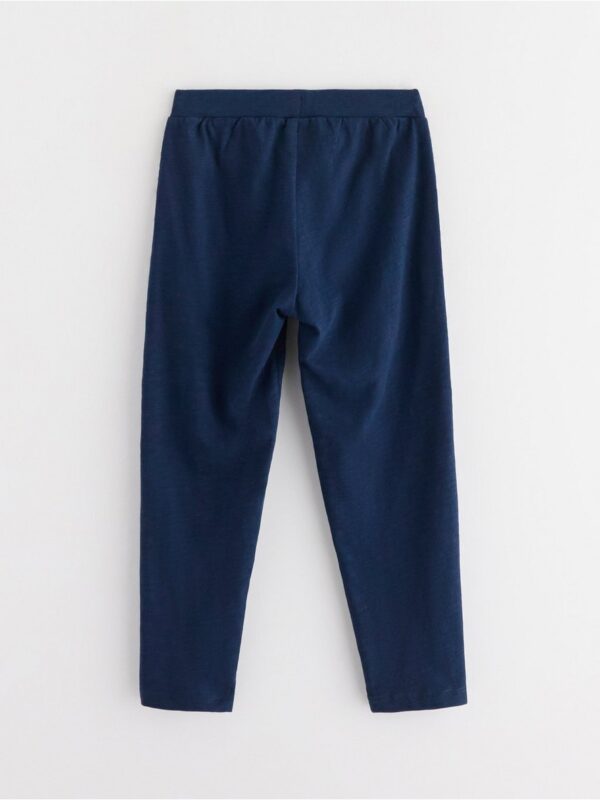 Joggers in slub jersey - 3004809-6842