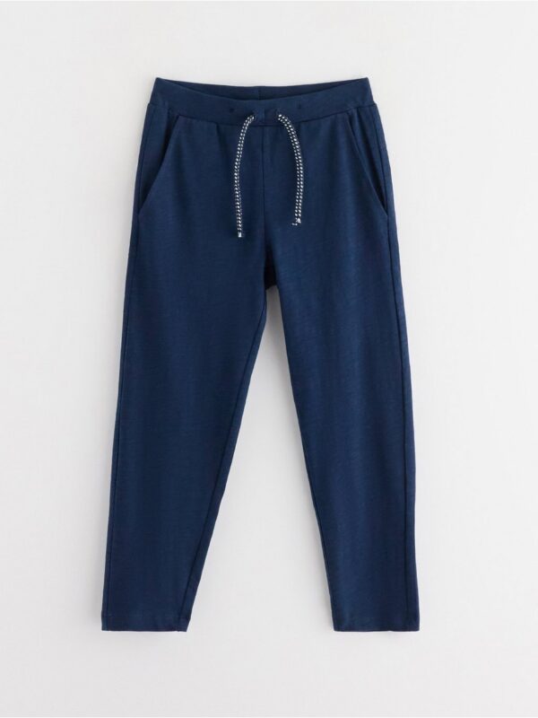 Joggers in slub jersey - 3004809-6842