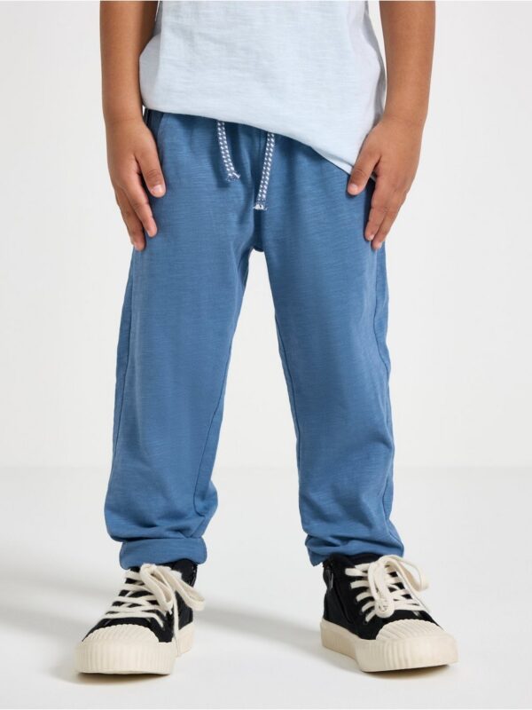 Joggers in slub jersey - 3004809-9392