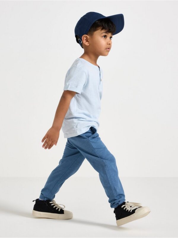Joggers in slub jersey - 3004809-9392
