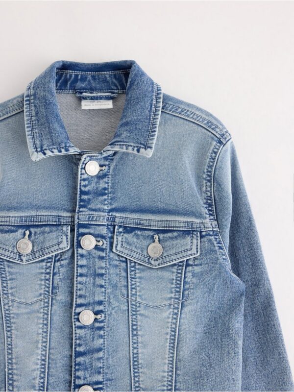 Jacket in denim jersey - 3004847-766
