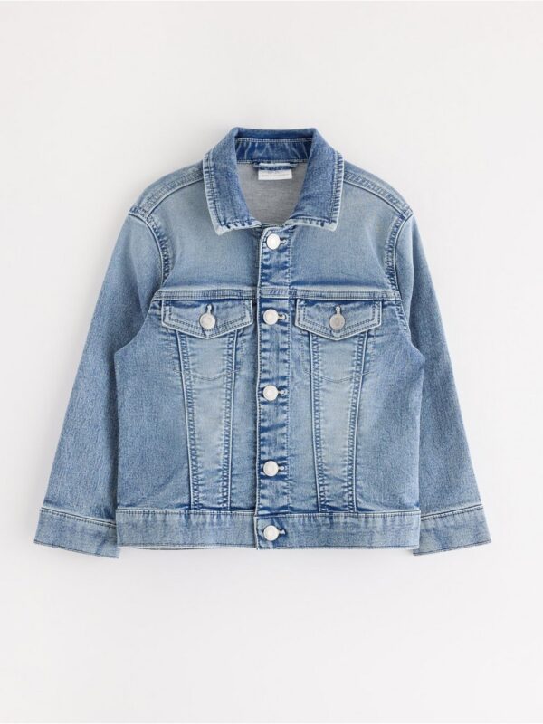 Jacket in denim jersey - 3004847-766