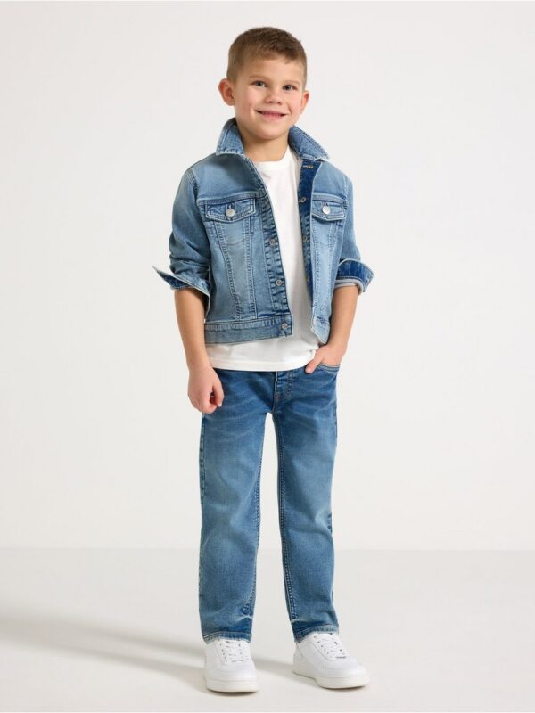 Jacket in denim jersey - 3004847-766