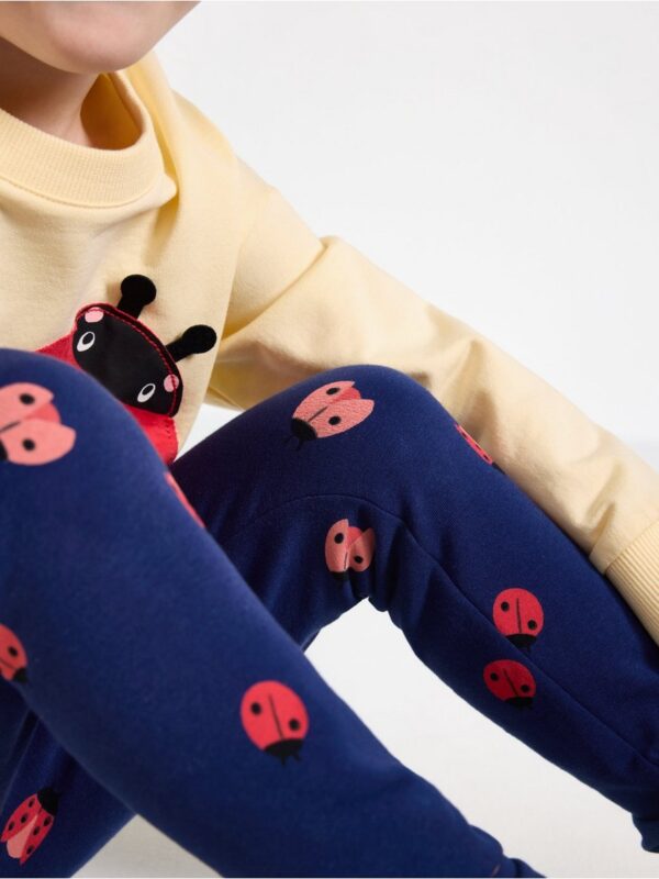 Leggings with brushed inside - 3004883-7339