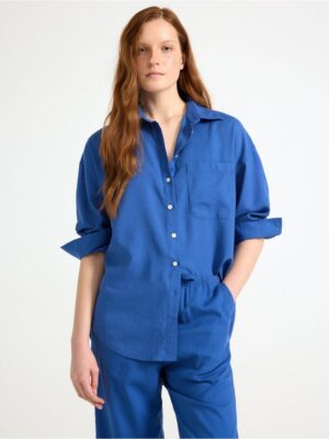Shirt in linen blend - 3005116-2023