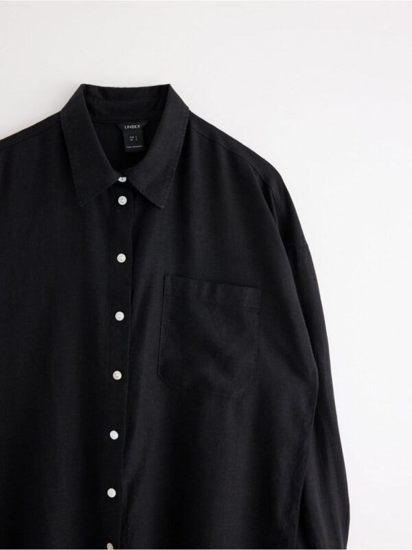 Shirt in linen blend - 3005116-80