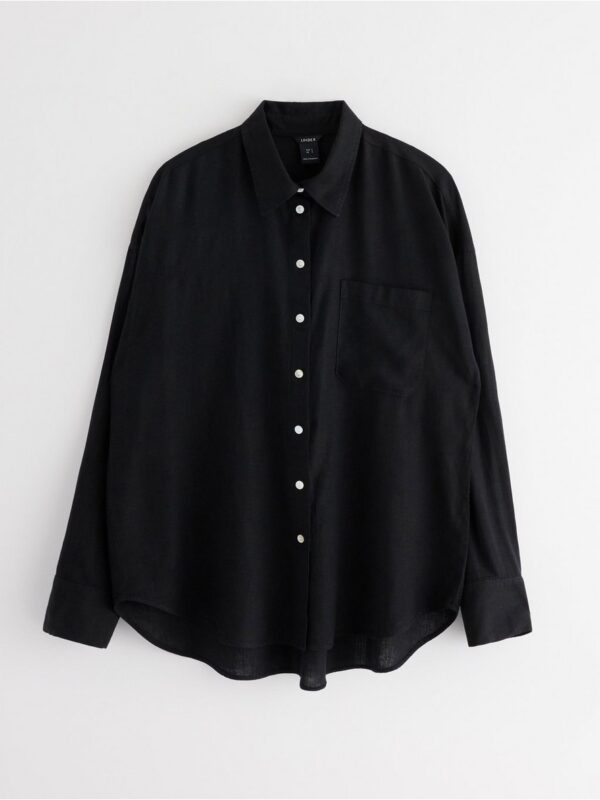 Shirt in linen blend - 3005116-80