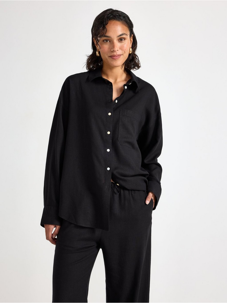 Kosulja – Shirt in linen blend