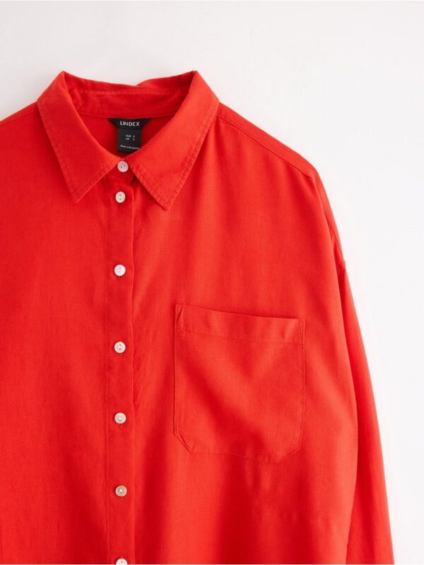 Shirt in linen blend - 3005116-9873