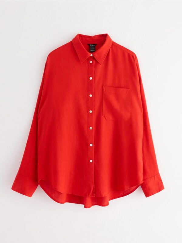 Shirt in linen blend - 3005116-9873
