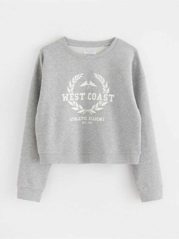 Cropped sweatshirt - 3005211-9803