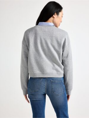 Cropped sweatshirt - 3005211-9803