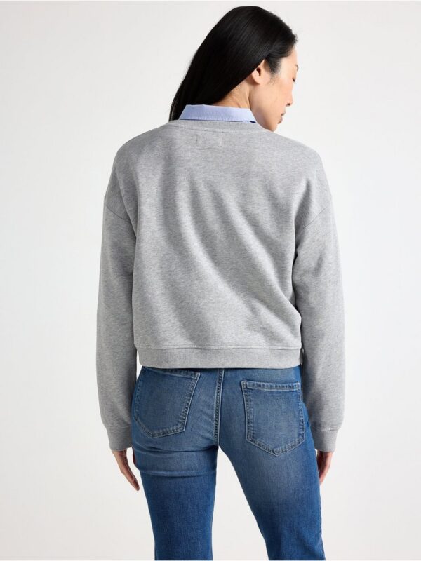 Cropped sweatshirt - 3005211-9803
