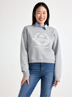 Cropped sweatshirt - 3005211-9803