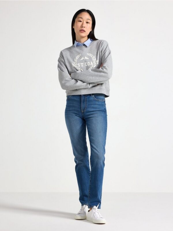 Cropped sweatshirt - 3005211-9803