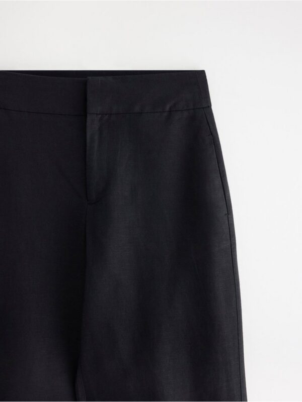 LYKKE wide trousers in linen blend - 3005321-80