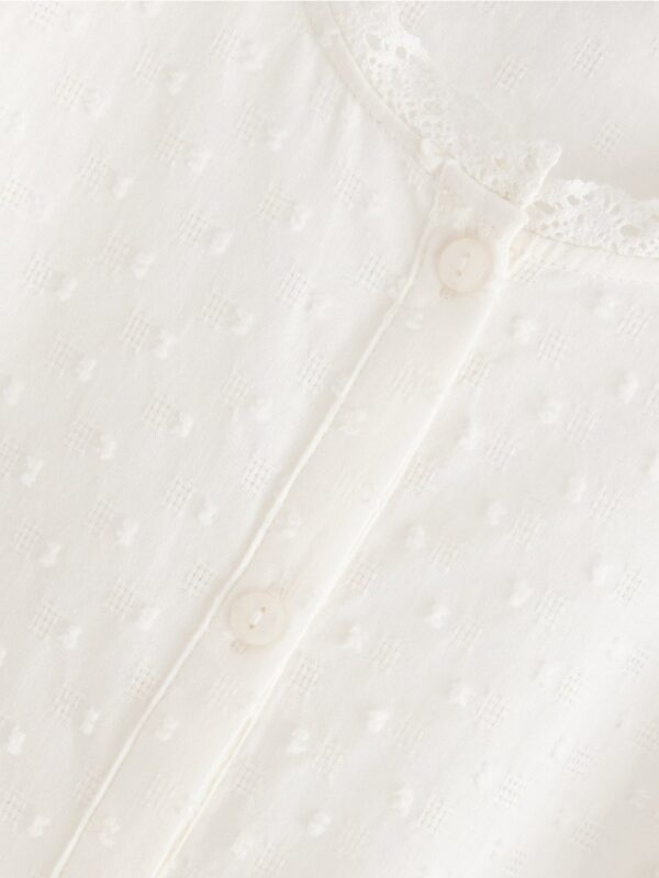 Blouse with puff sleeves - 3005334-300