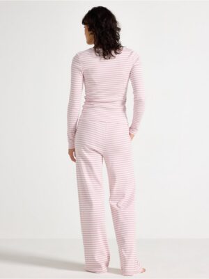 Ribbed pyjama trousers - 3005352-7249
