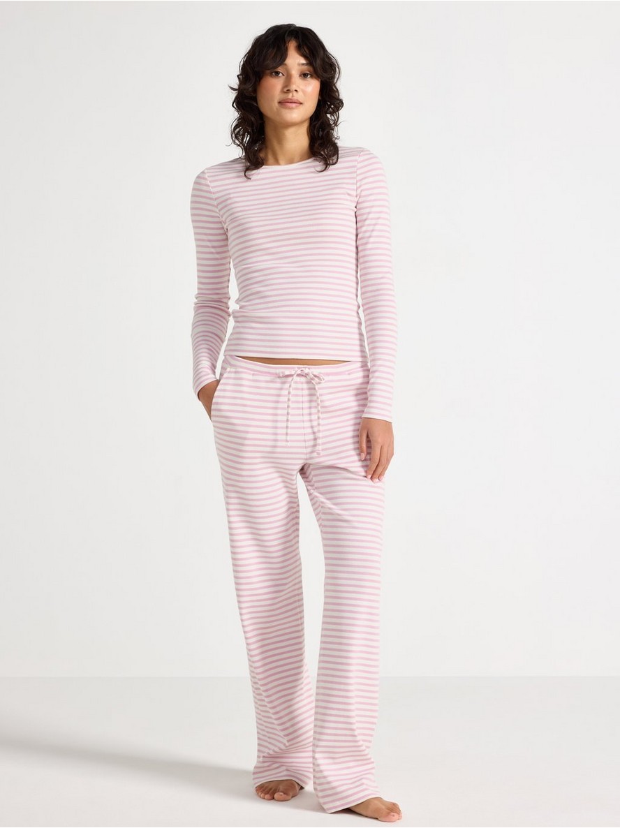 Pidzama donji deo – Ribbed pyjama trousers
