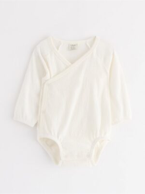 Wrap bodysuit with loose fit - 3005433-325