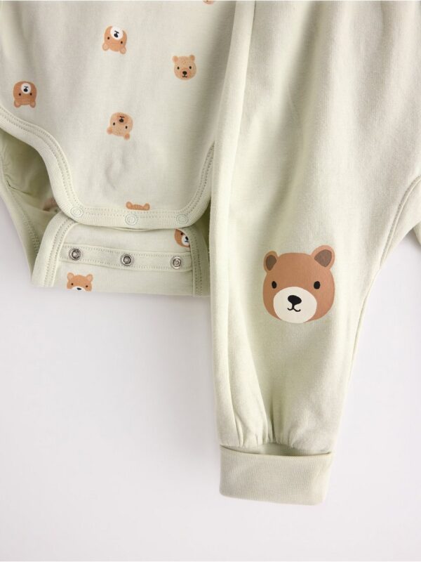 Set - wrap bodysuit and joggers - 3005440-1326
