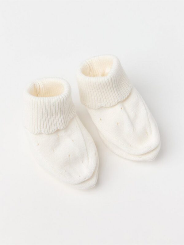 Pattern-knit footies - 3005506-325