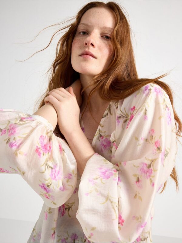 Long-sleeved blouse - 3005702-9619