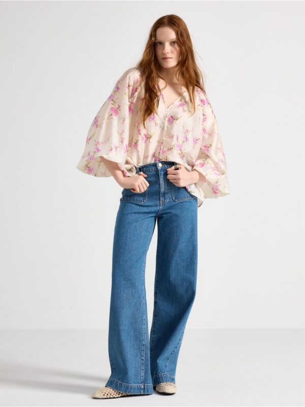Long-sleeved blouse - 3005702-9619