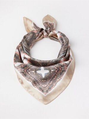 Scarf in satin - 3005859-7467