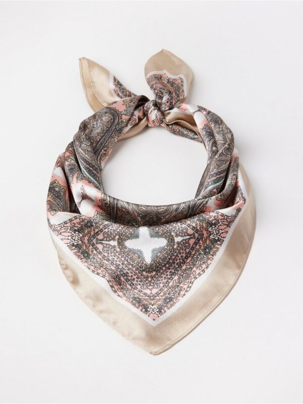 Scarf in satin - 3005859-7467