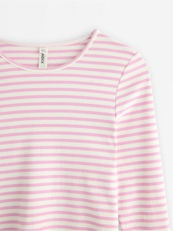 Ribbed pyjama top - 3005951-7249